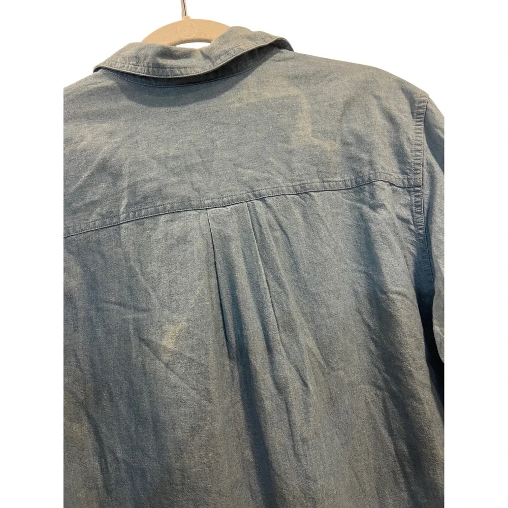 Vintage Disney store Maria Aristocats denim button-down embroidered S - Picture 5 of 6